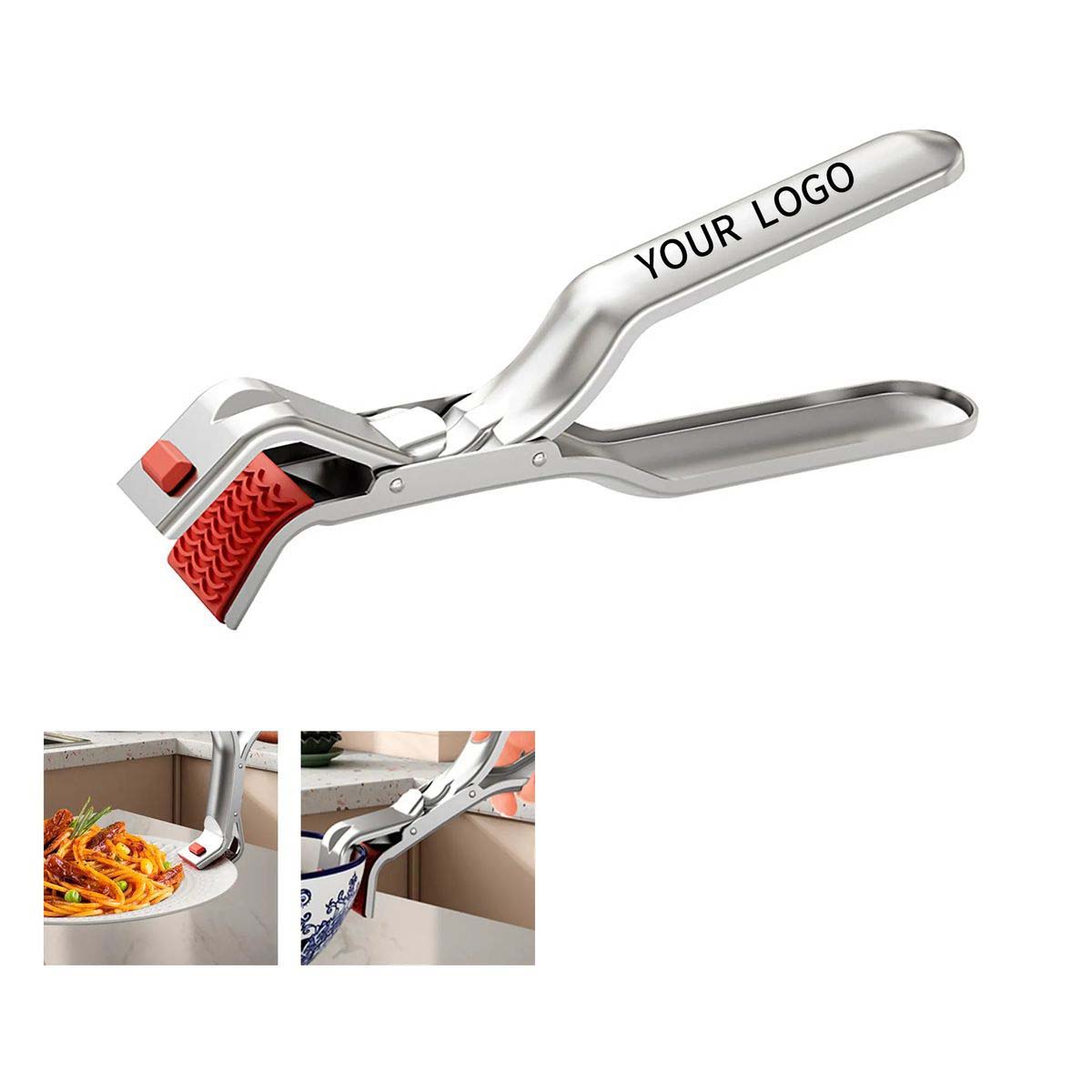 Ergonomic Stainless Steel Tongs for Safe Food Handling 3