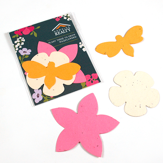 Single-Sided Wildflower Seed Paper Shape Packs 2