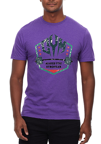4.5 oz 60% Ringspun Cotton, 40% Recycled Polyester 1