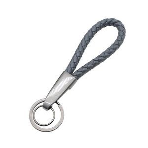 Woven PU Leather Keychain With Long Buckle 40
