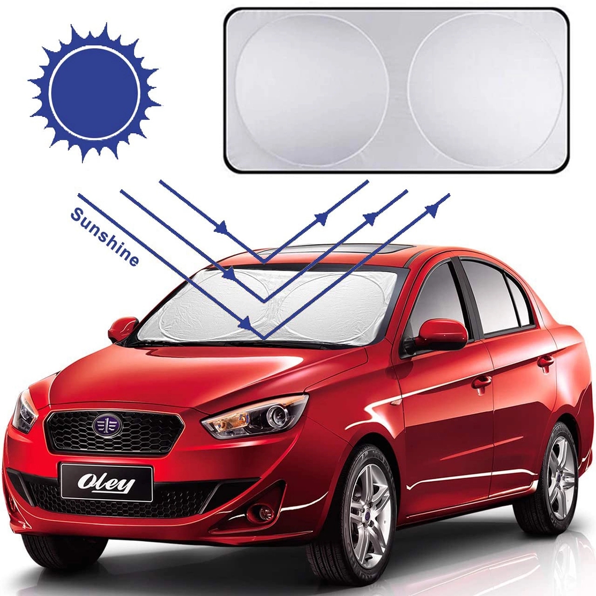 Car Windshield Sun Shade 3