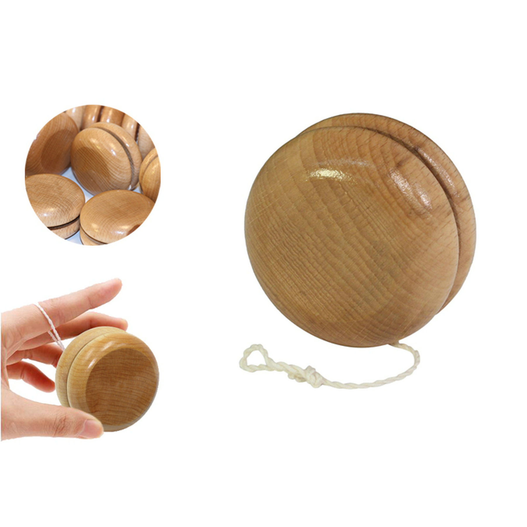 Classic Natural Wood YO-YO 1