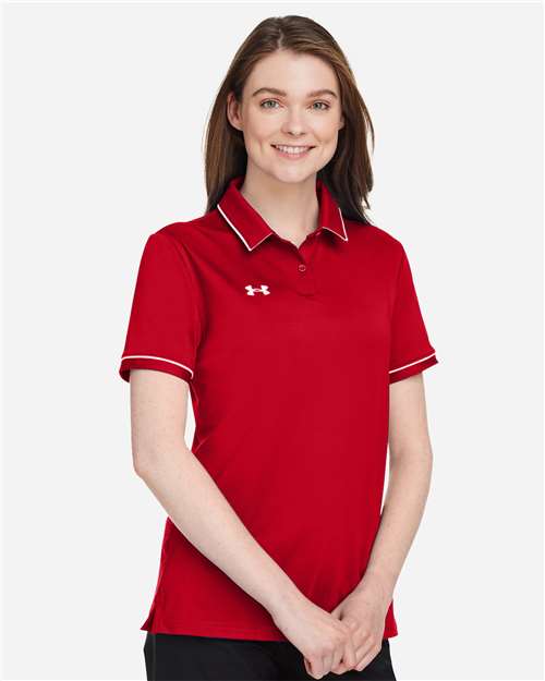 Women's Tipped Teams Performance Polo - 1376905 28