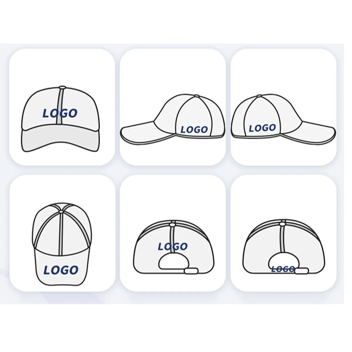 Quick Dry Baseball Cap Mesh Running Lightweight Snapback Hat 7
