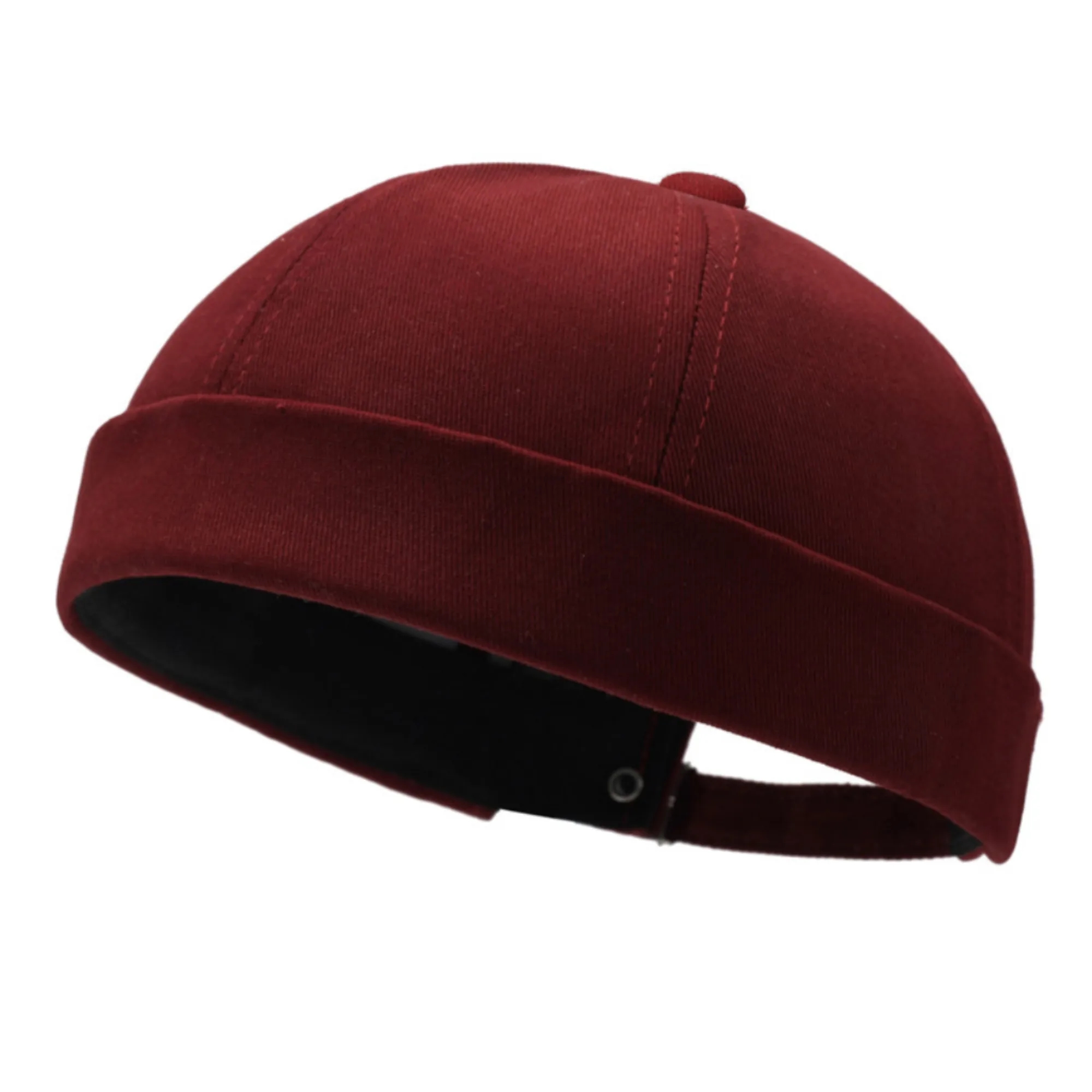 Yuppie Vintage Street Brimless Cap With Custom Logo 3