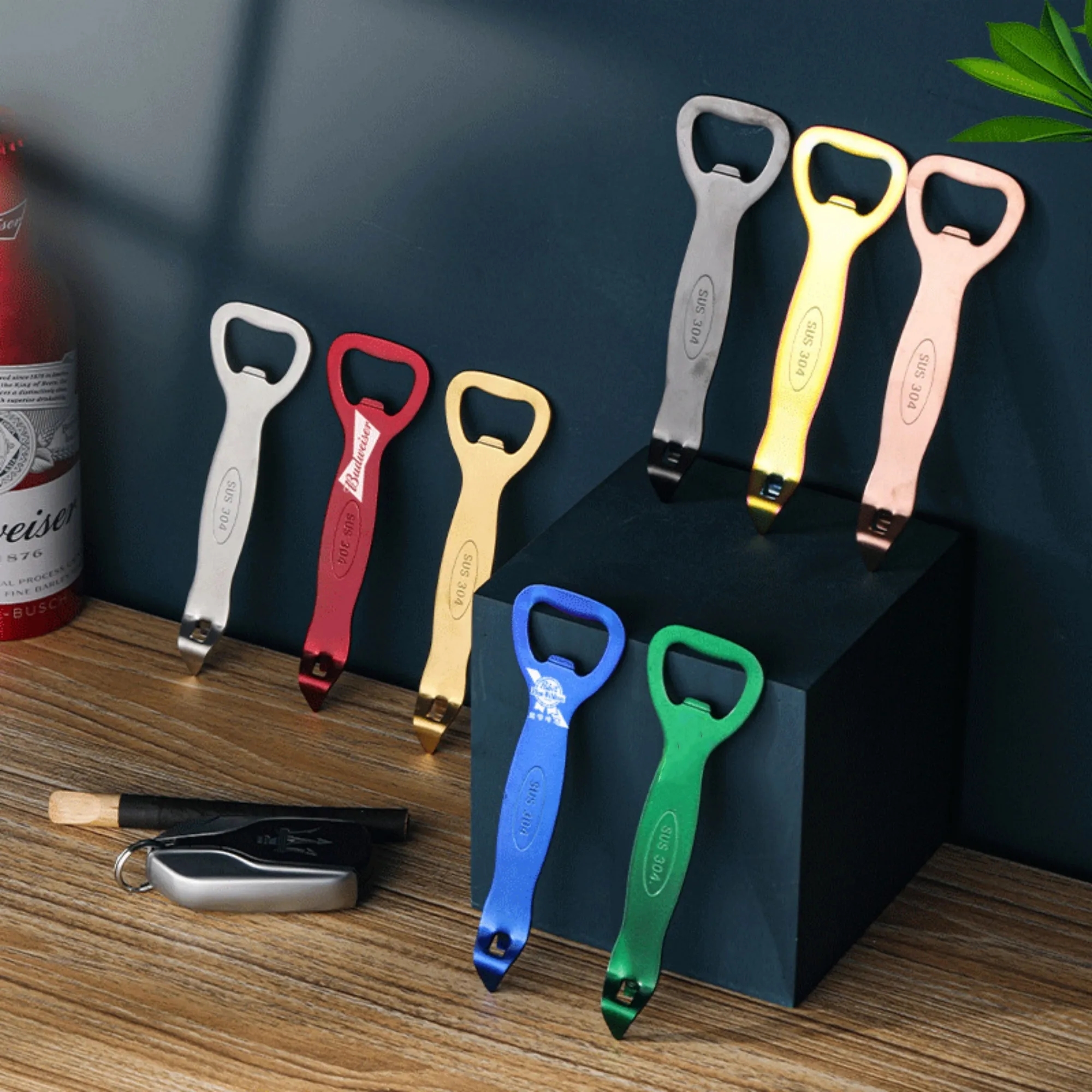 304 Stainless Steel Double-Ended Bottle Opener 8