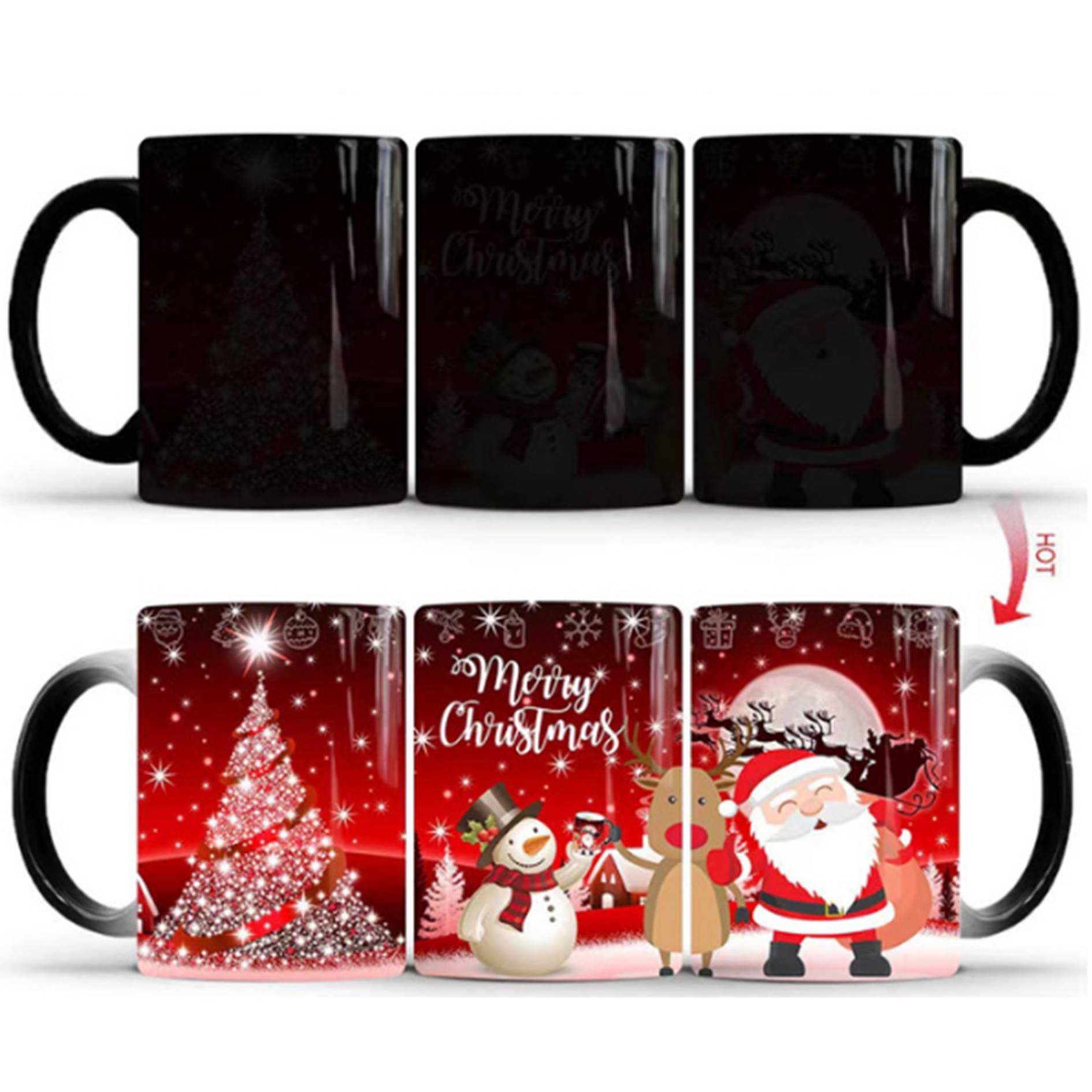 Christmas Heat Changing Coffee Mug 3