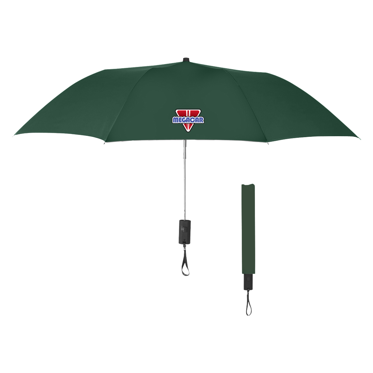 44" Arc Automatic Open Telescopic Folding Umbrella 9