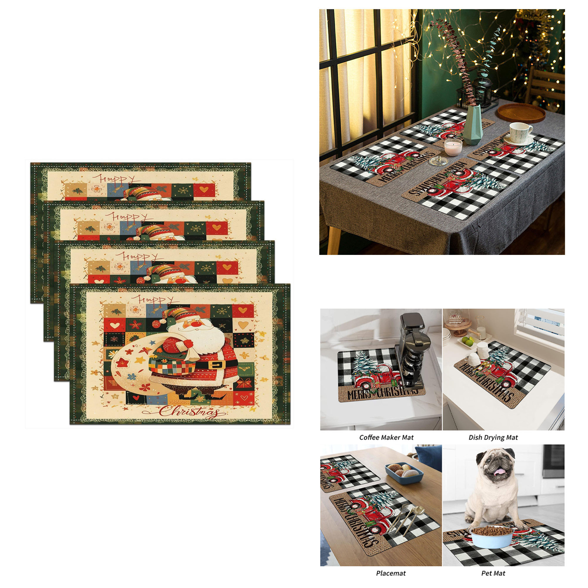 Customized Full Color Fabric Dining Pad 2