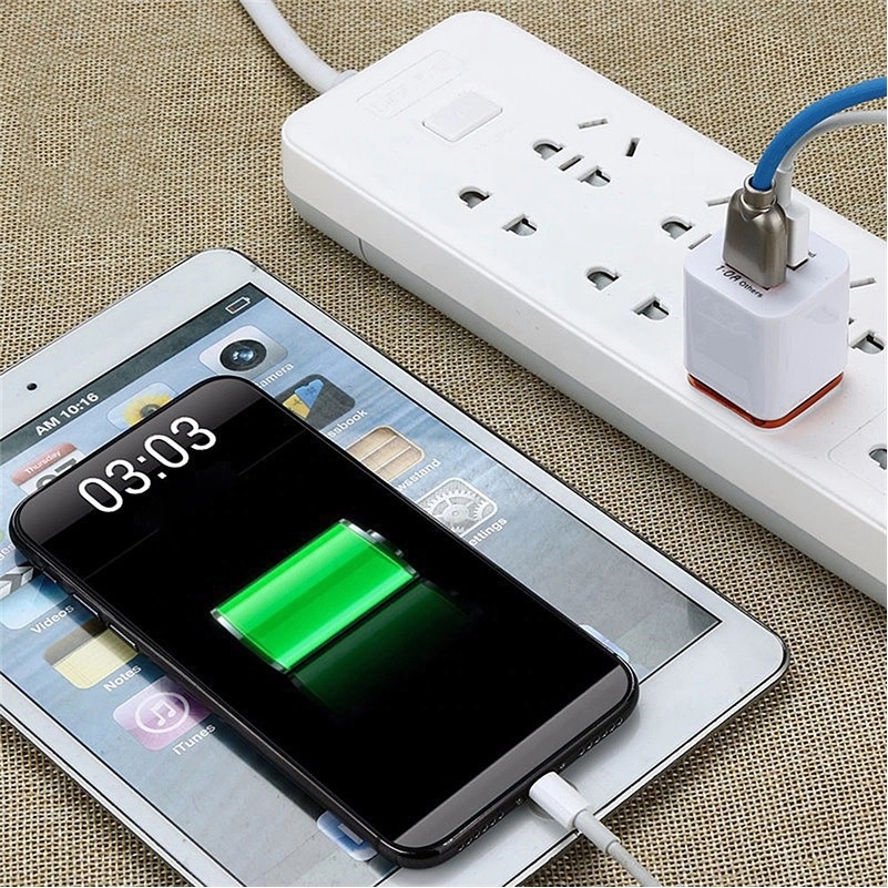 Mini Universal Dual Port USB Wall Charger 3