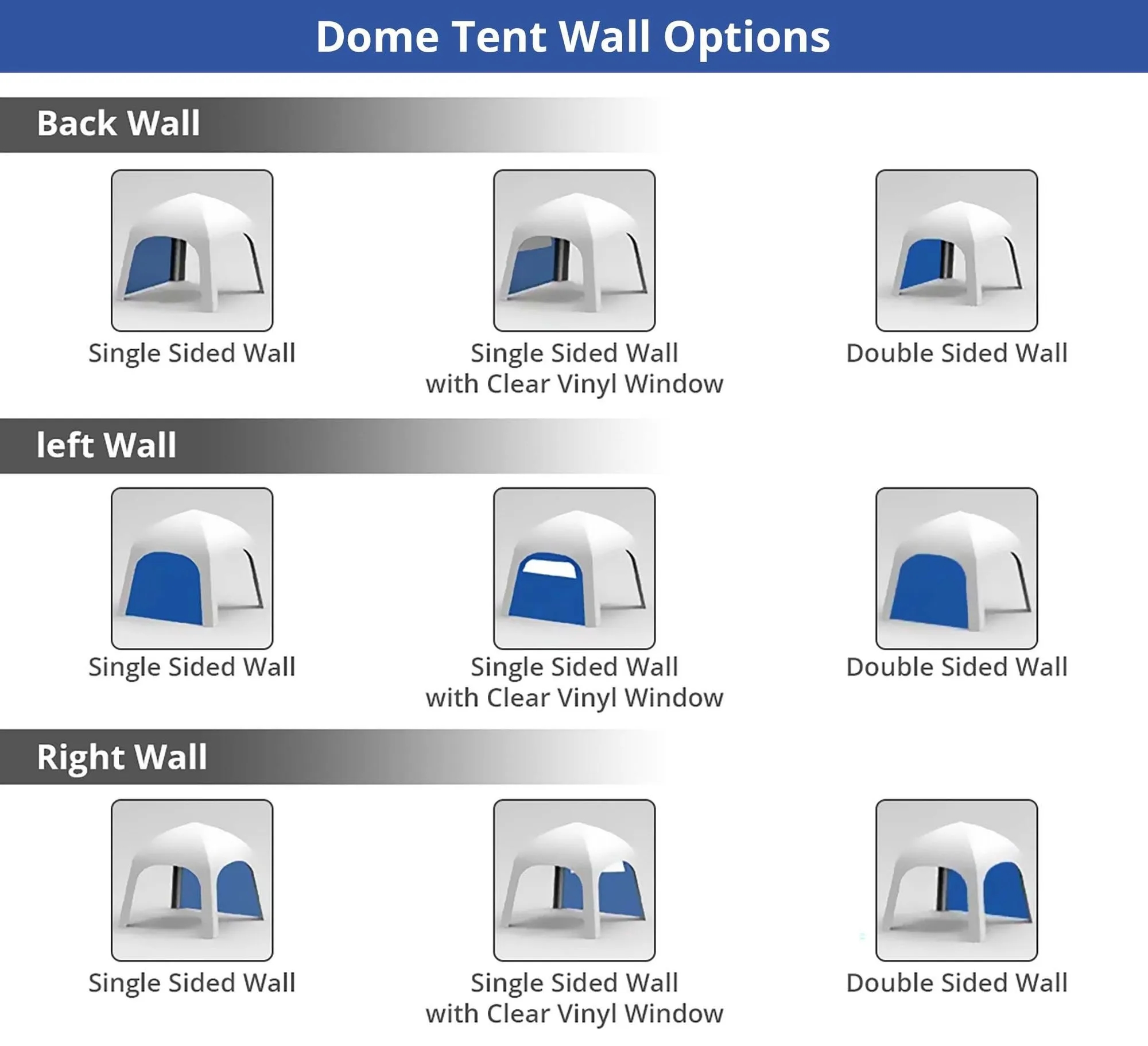 Custom Printed Inflatable Dome Tent -Design 3 (Topper+Frame) 4