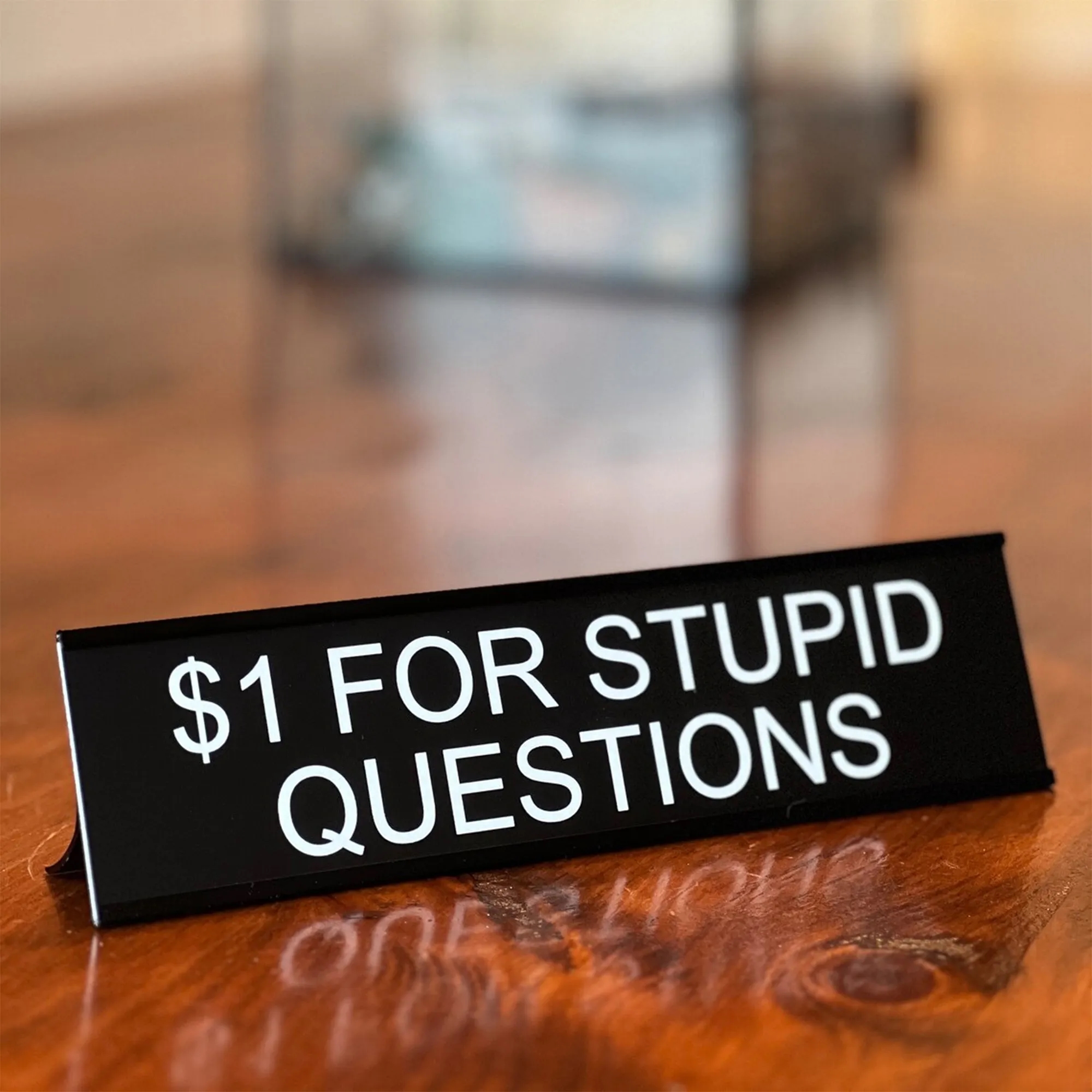 Replaceable Office Desk Signs 2
