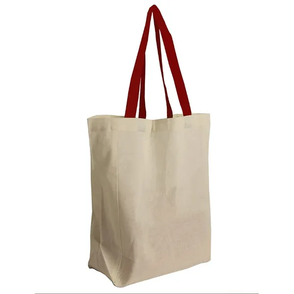 Brunch Cotton Grocery Tote Bag -10x14x5 4