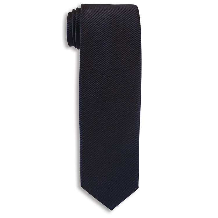 City Collection Navy Blue Narrow Tie 2