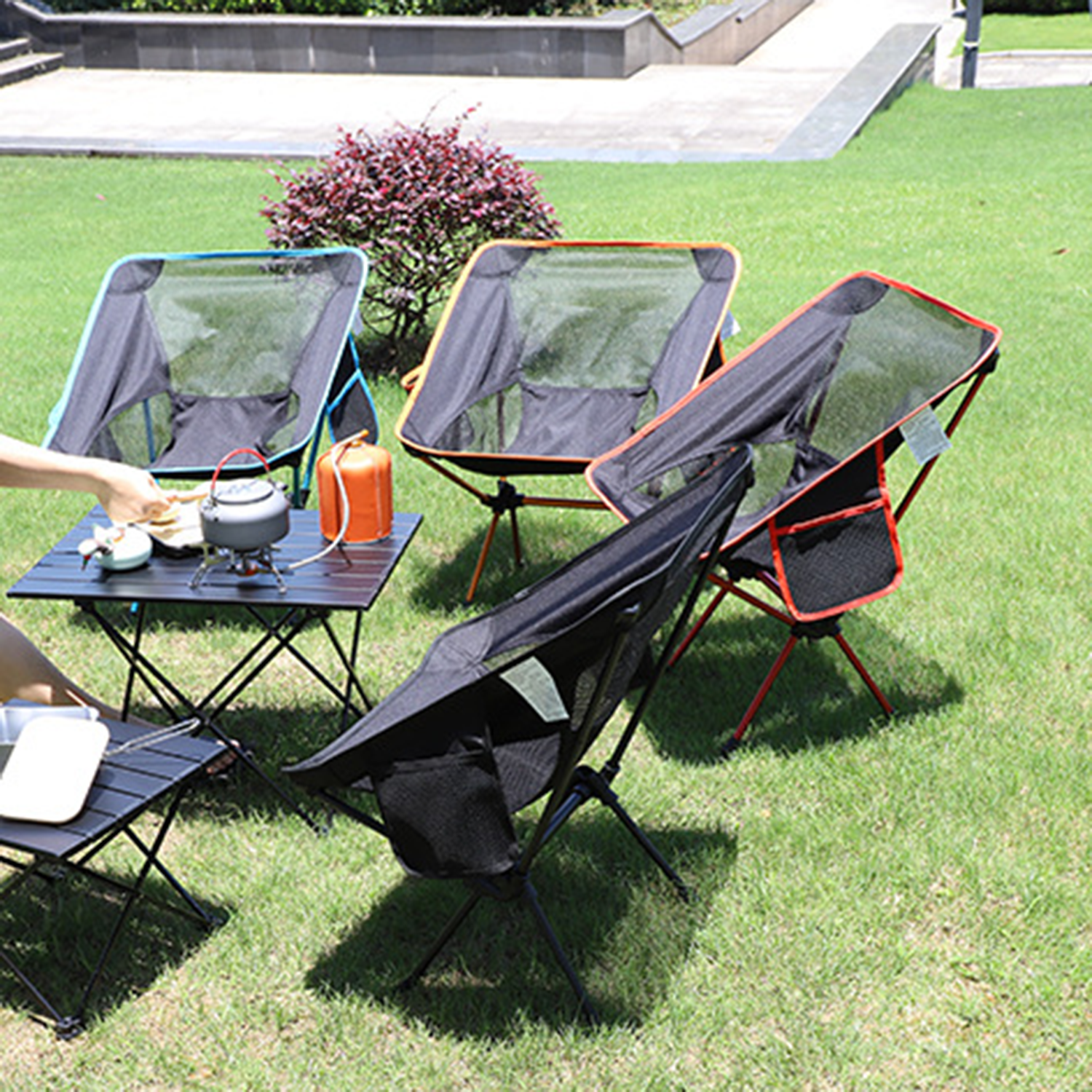 Folding Portable Mesh Camping Chair 1