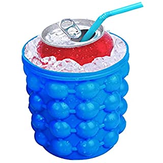 2 in 1 Silicone Ice Bucket Ice Mold / Lid 8