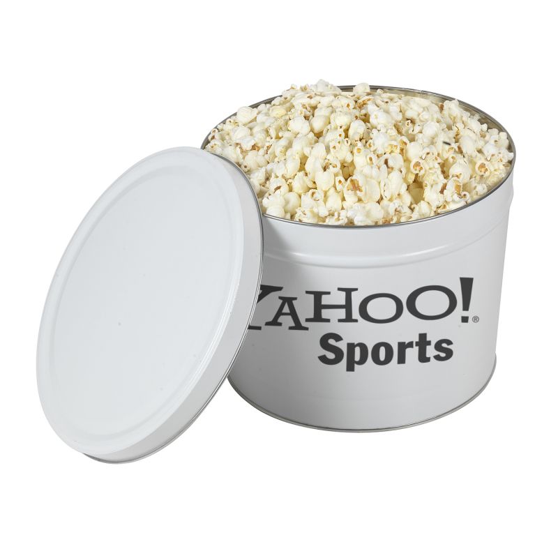 2 Gallon Popcorn Tins- Butter Popcorn 1