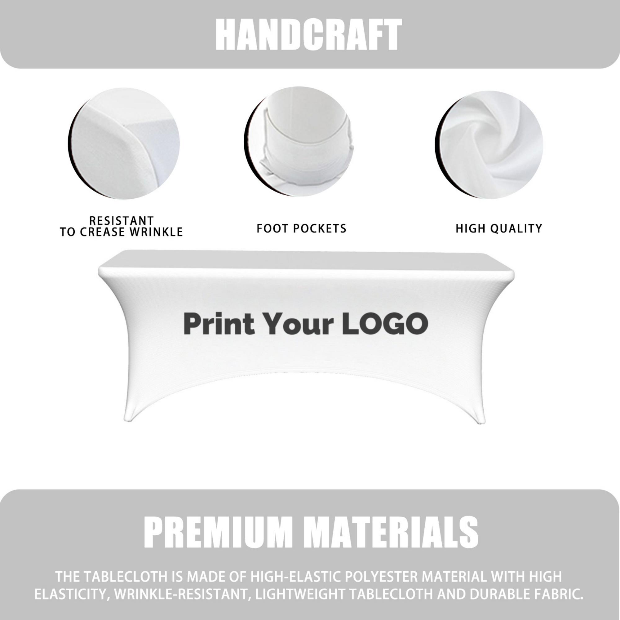 MOQ:1pc Custom Stretch Trade Show Table Cloth 5