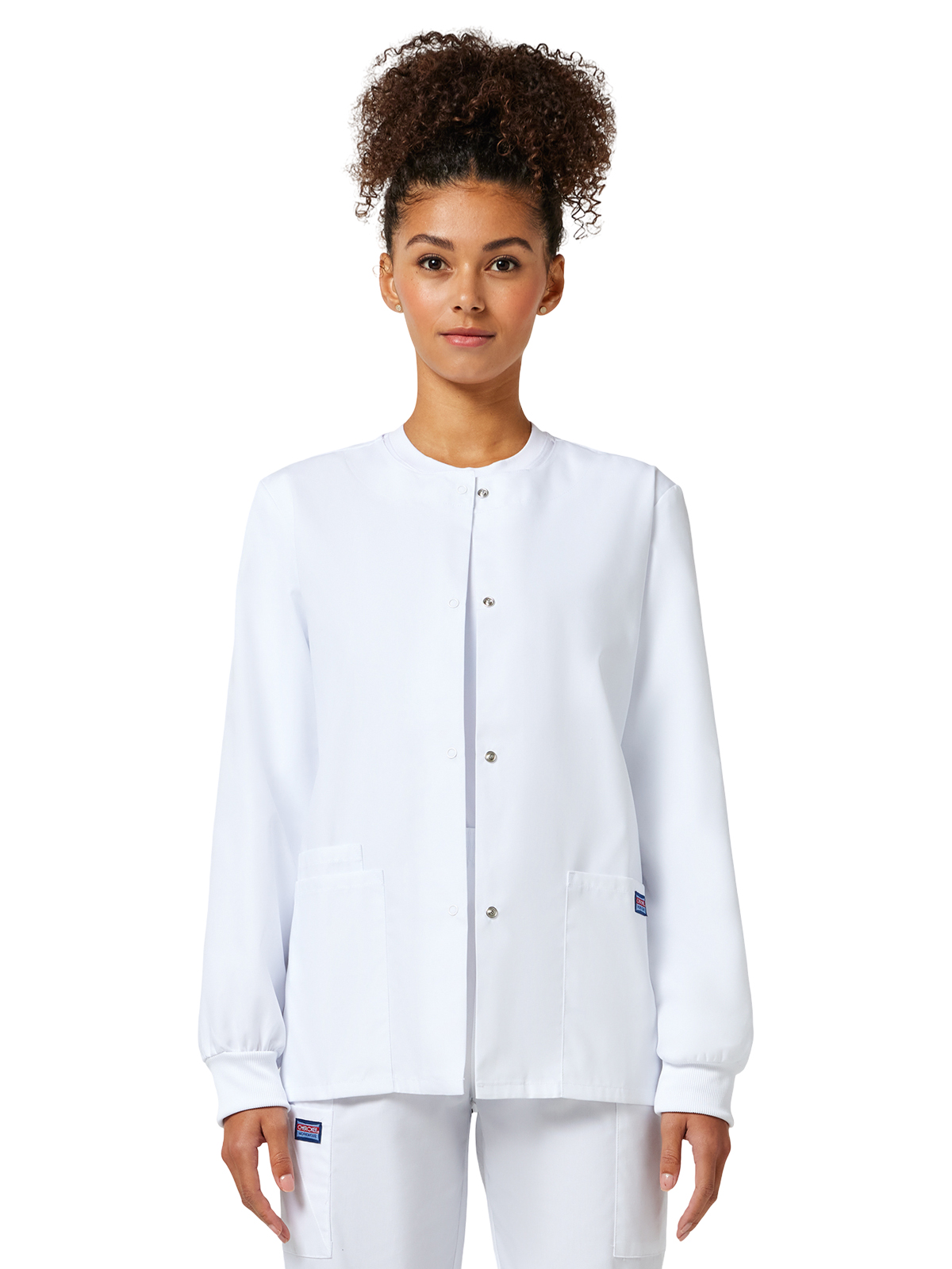 Cherokee - Workwear Originals - Women's 3-Pocket Snap Front Jacket 72