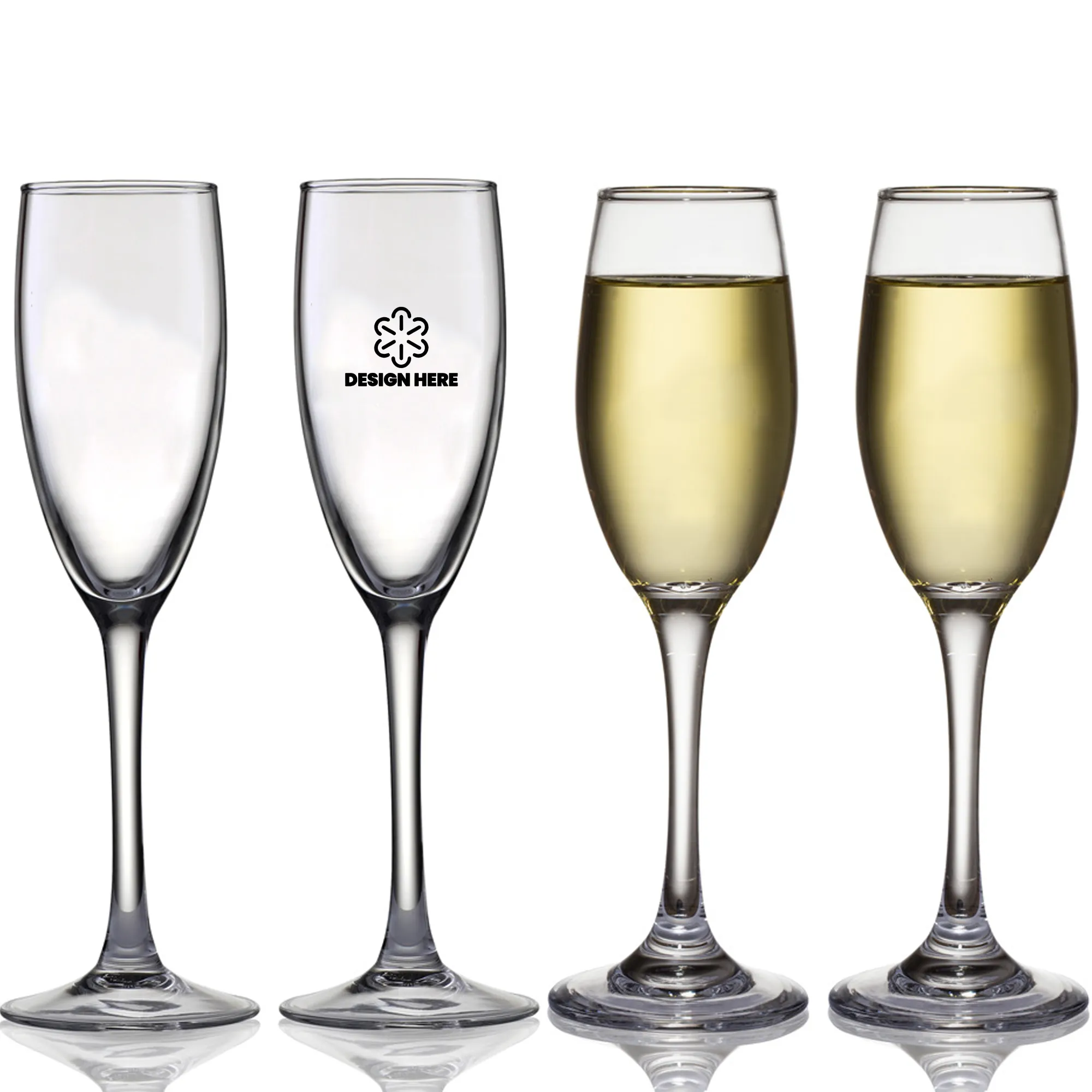 6 oz. Clear Glass Champagne Cup 4