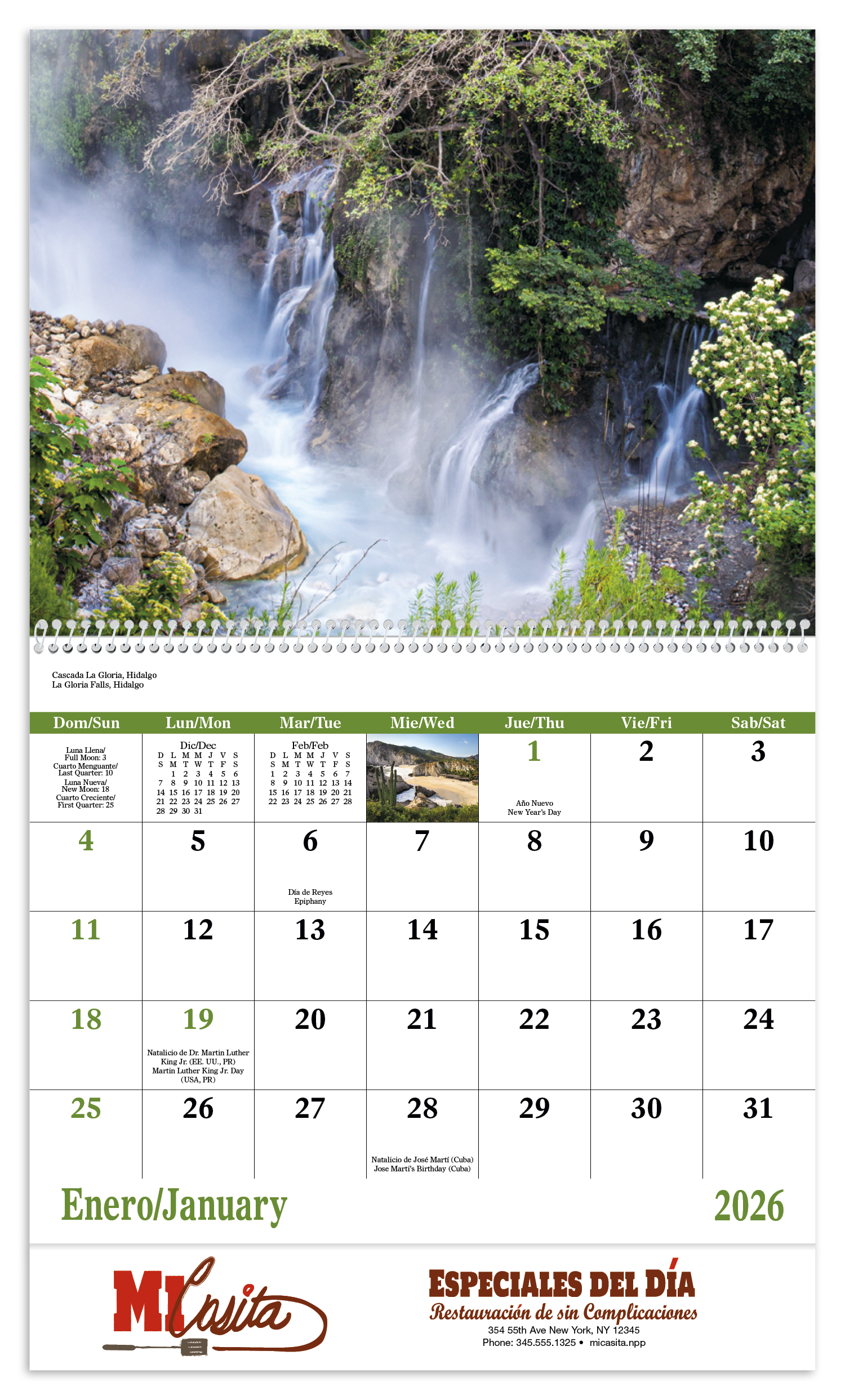 Good Value™ Mexico - Spiral Calendar 24