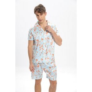 Men'S Short Sleeve Pajama Set 5