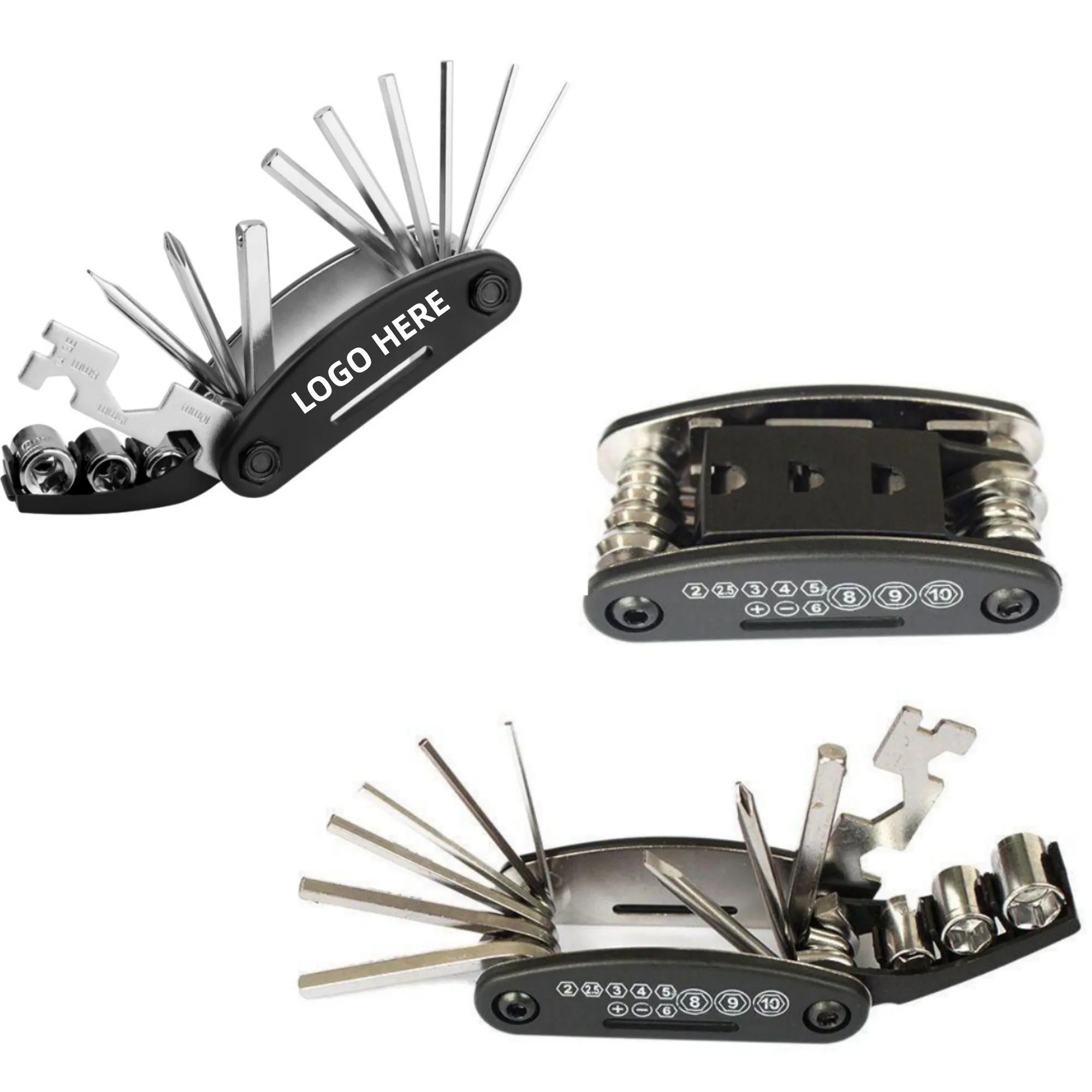Portable Foldable 16 In 1 Bike Tool Kit 1