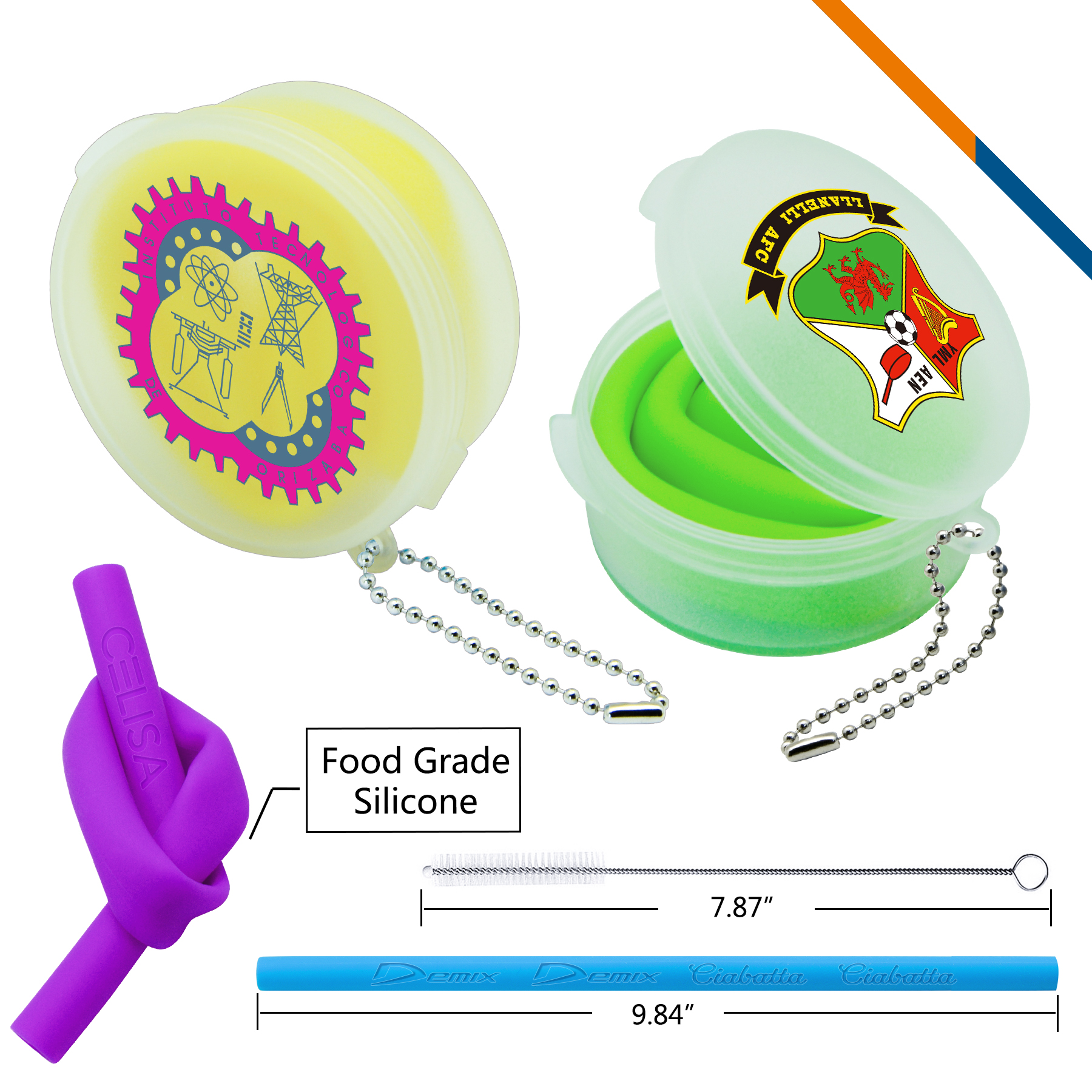 Fresh Silicone Straw 6
