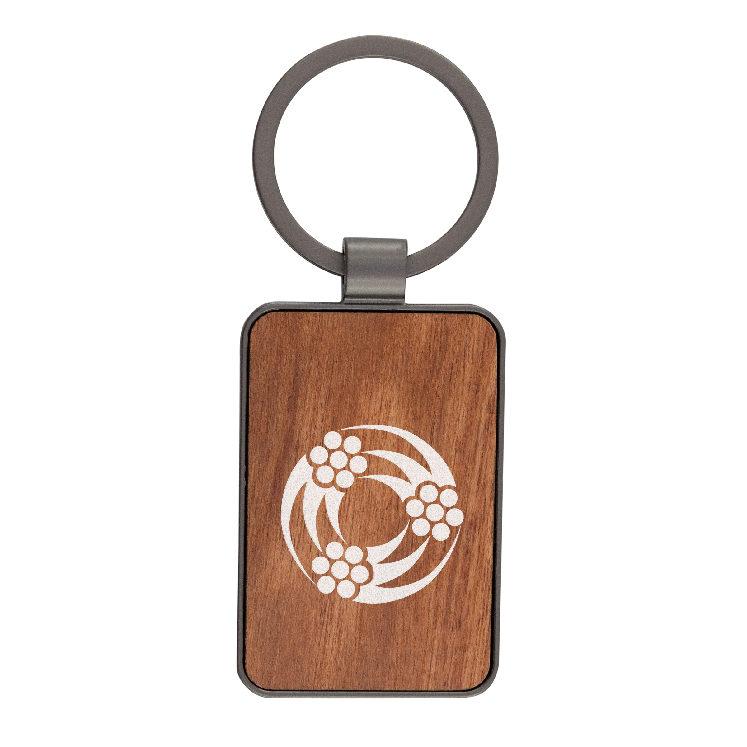 Wood Inlay Keytag 12