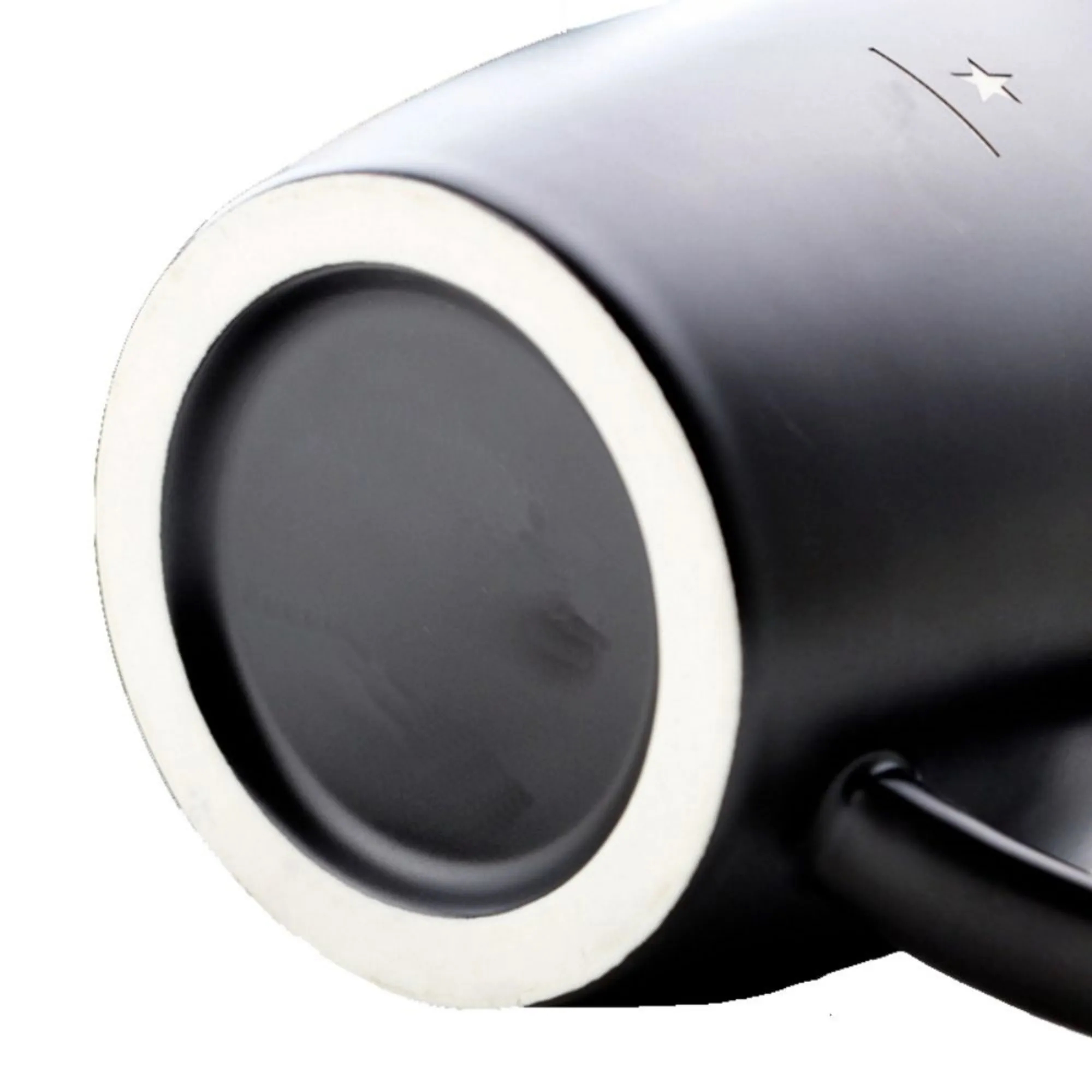 16 OZ Ceramic Matte Black Coffee Mug 3
