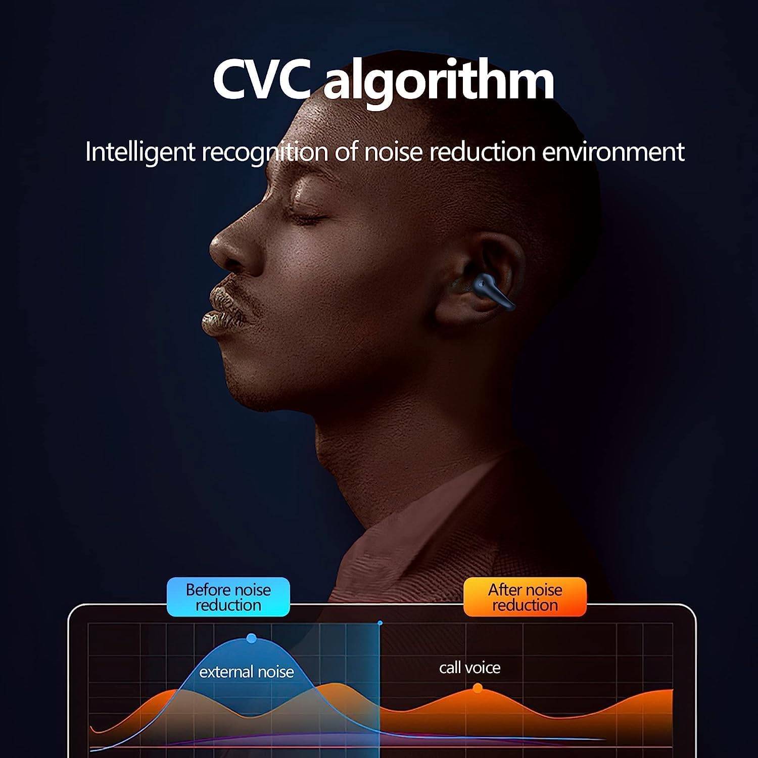 Wireless Ear Clip Bone Conduction Headphones 5