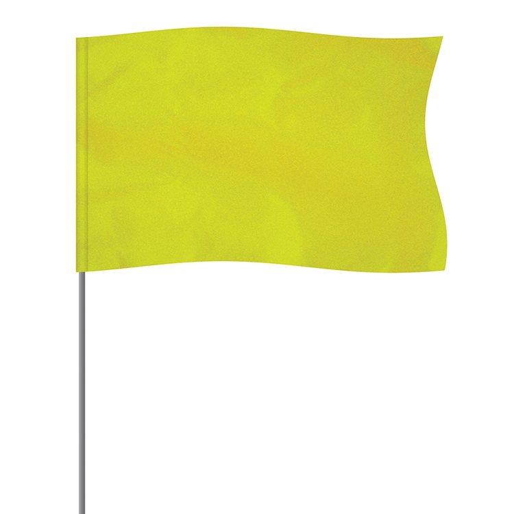 Lime 5" x 8" Marker Flag on a 36" Wire 3