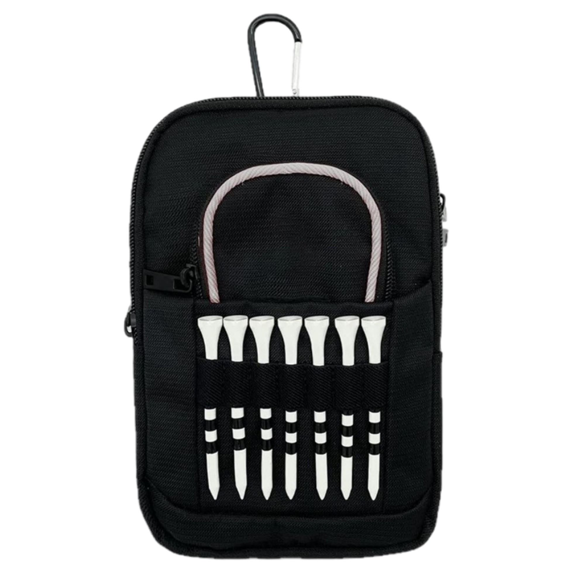 Multi-Pockets Golf Bag Pouch with Detachable Clip 3