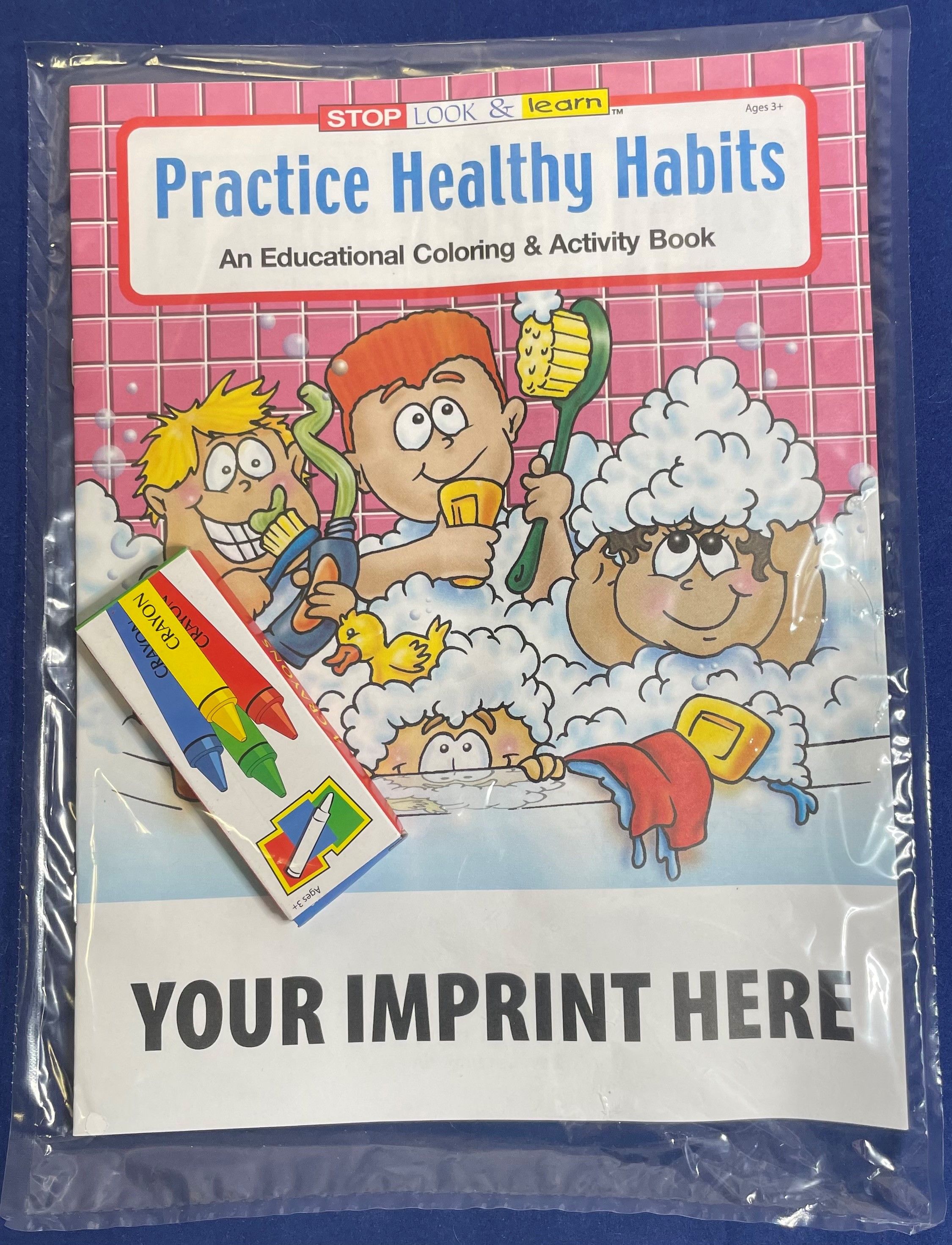 COLORING SET - Practice Healthy Habits Coloring Book Fun Pack 2
