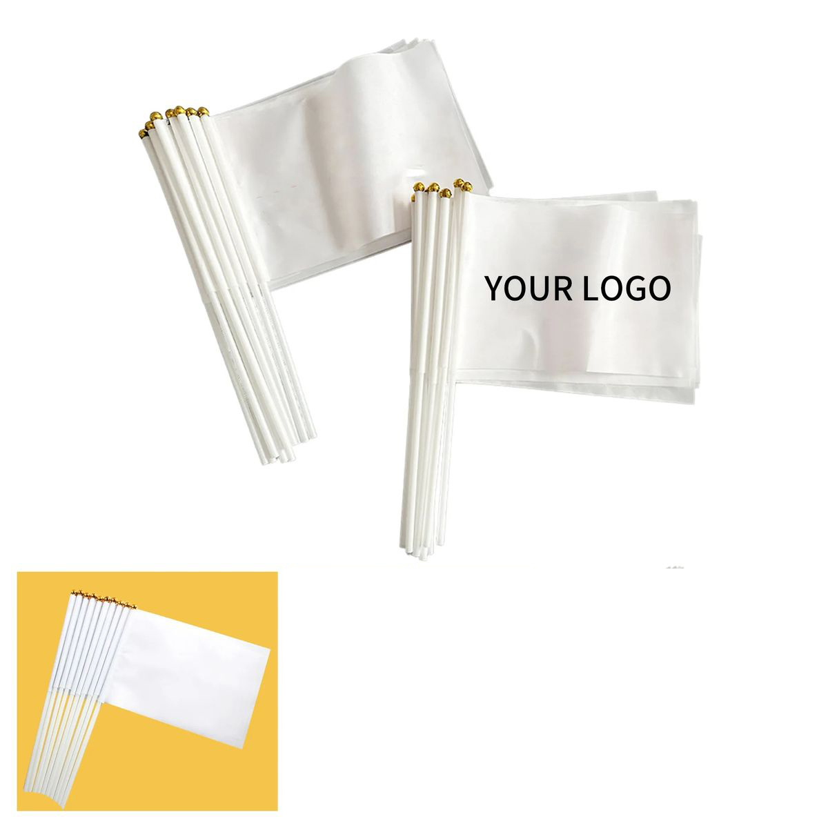 Durable Polyester Handheld Small Flag 2