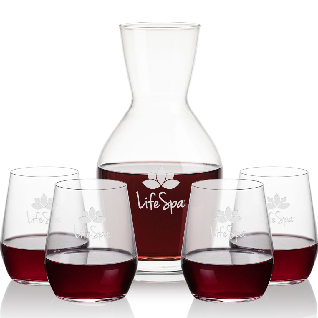 Westwood Carafe & Germain Stemless 2