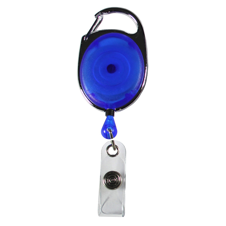 "Oberlin PI" 30" Cord PhotoImage ® Full Color Imprint* Retractable Carabiner Style Badge Reel and Ba 16