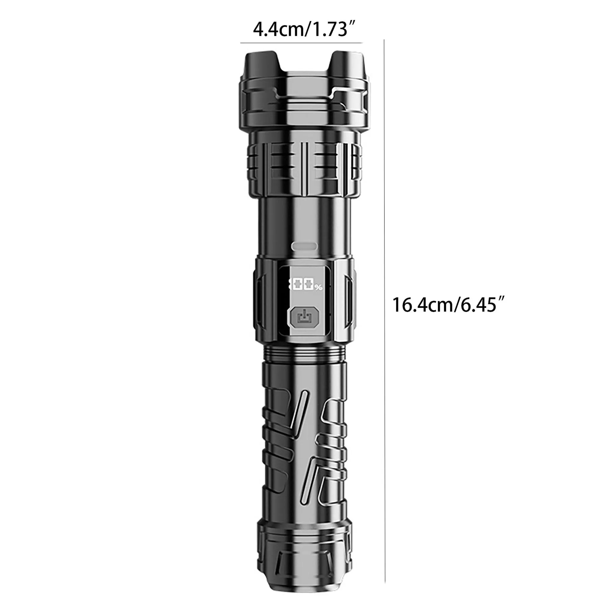 Multi Functional Digital Display Flashlight 4