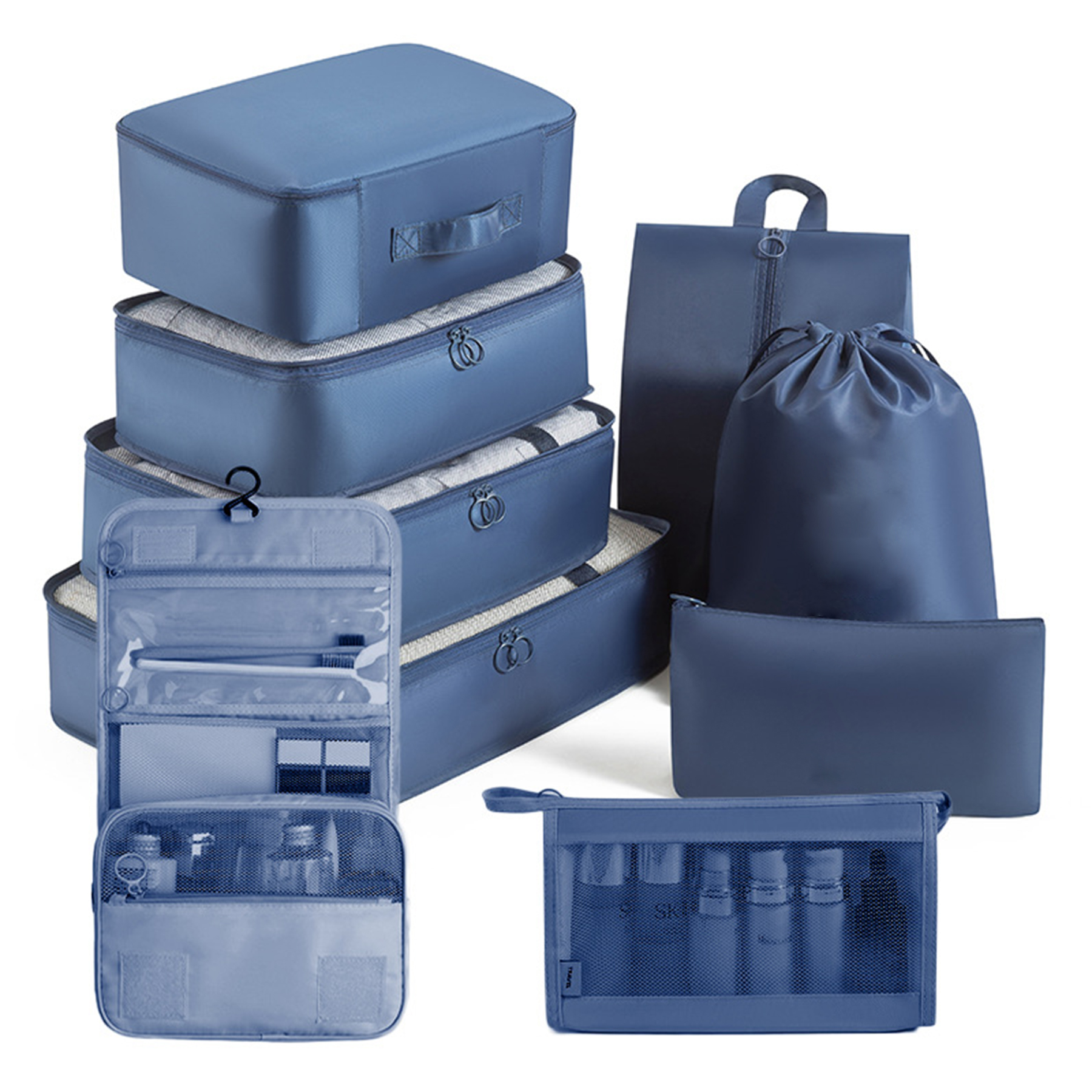 Packing Cubes - 9 PCS Travel Luggage Organizers Set 5