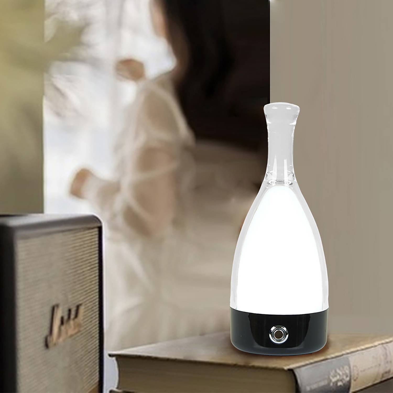 Rechargeable Acryli Clear Wine Bottle Night Light 3