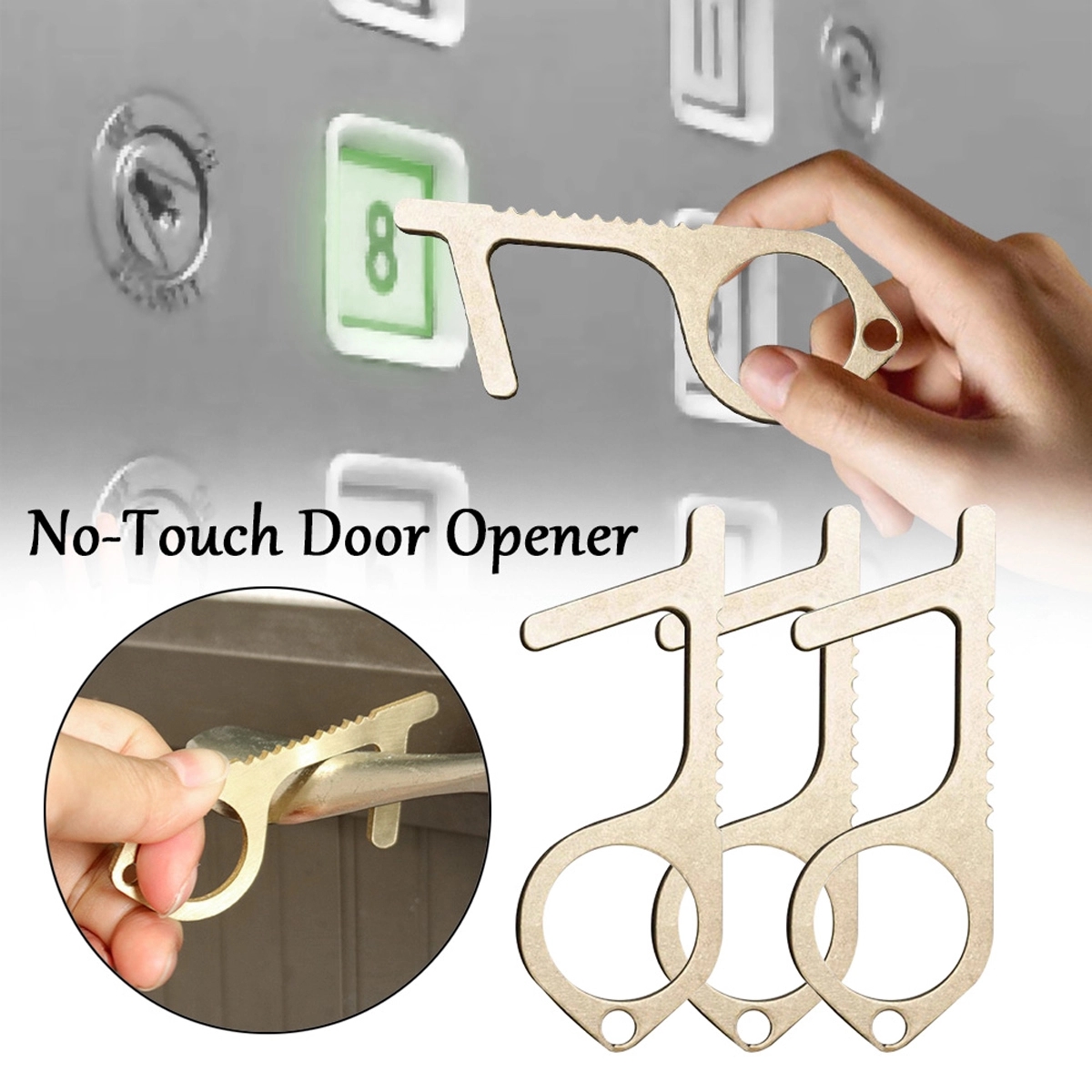 Prortable No-touch Door Opener 2