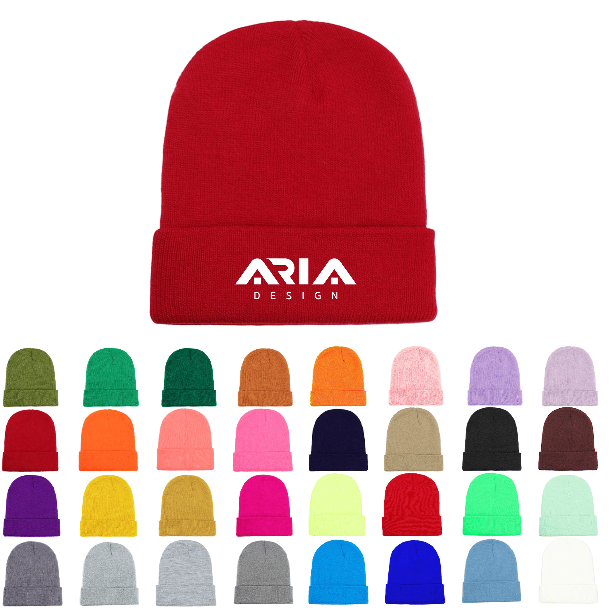 Unisex Acrylic Winter Warm Beanie 2