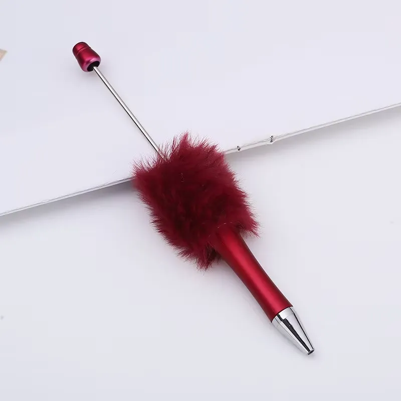 Creative Cute Plush Ball Ballpoint Pen 11