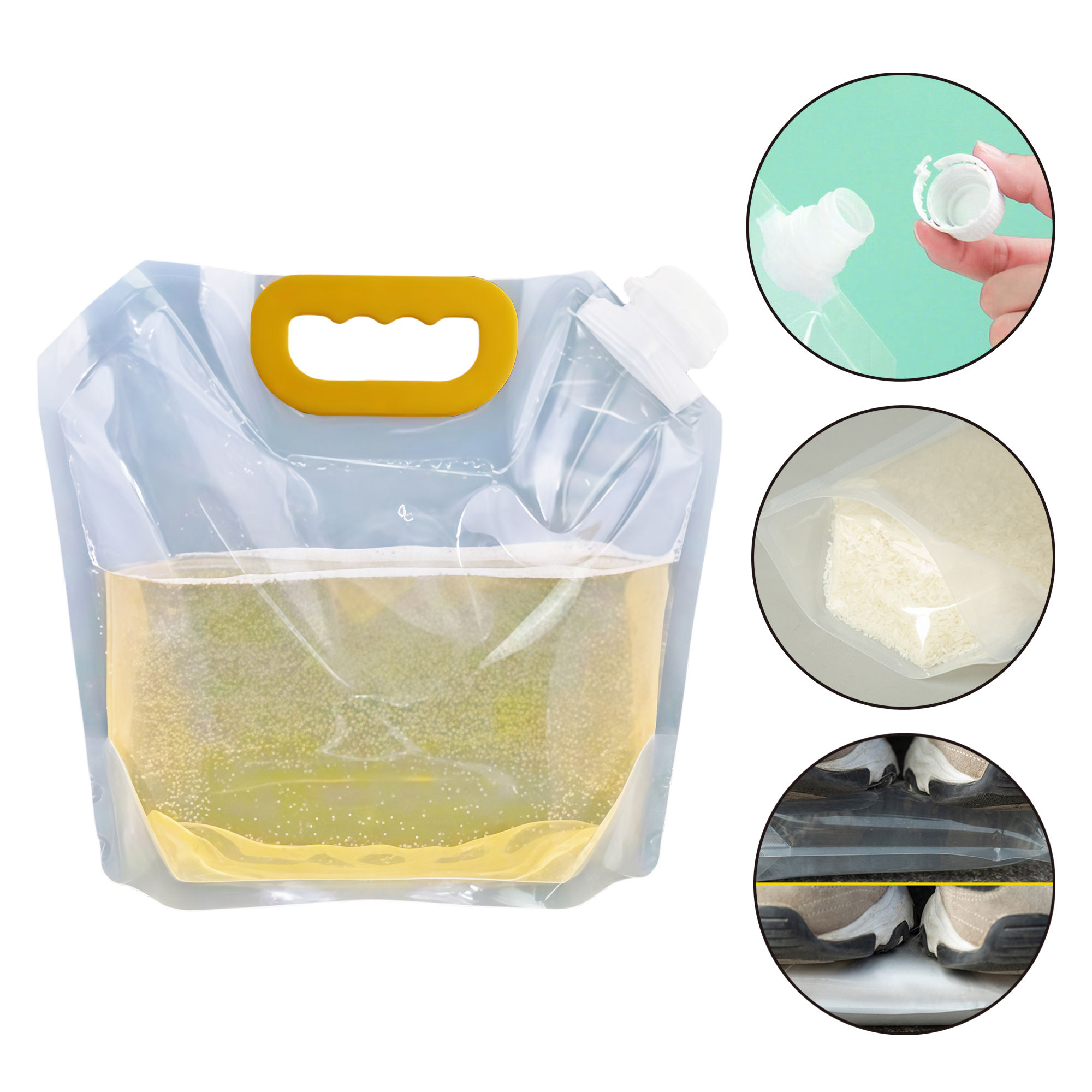 2.5L Transparent Beer Bag with 33mm Spout 2