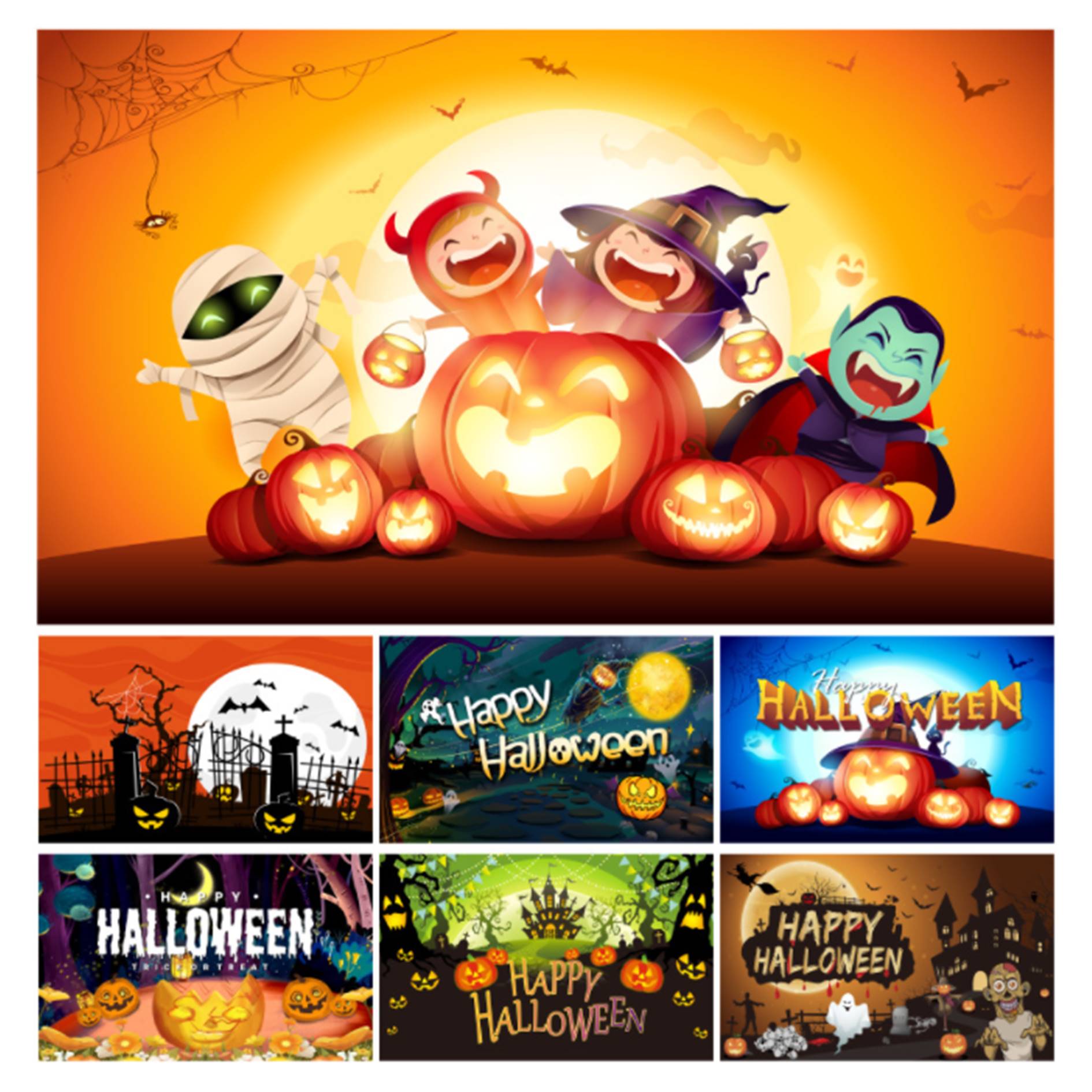Custom Halloween Banner Festival Decoration 4