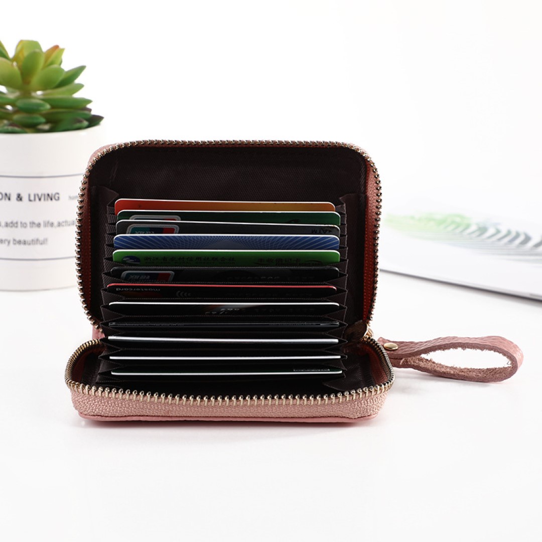 RFID Anti-theft Head Leather Card Bag 6