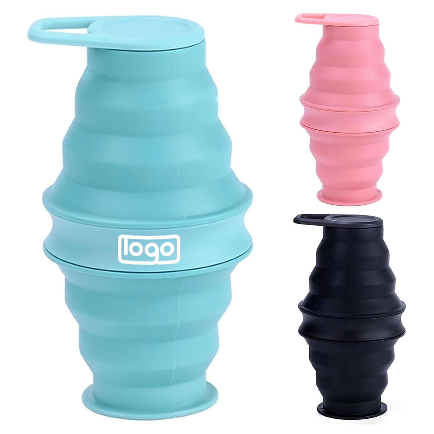 18oz Portable Travel Folding Mouthwash Cup With Lid 3