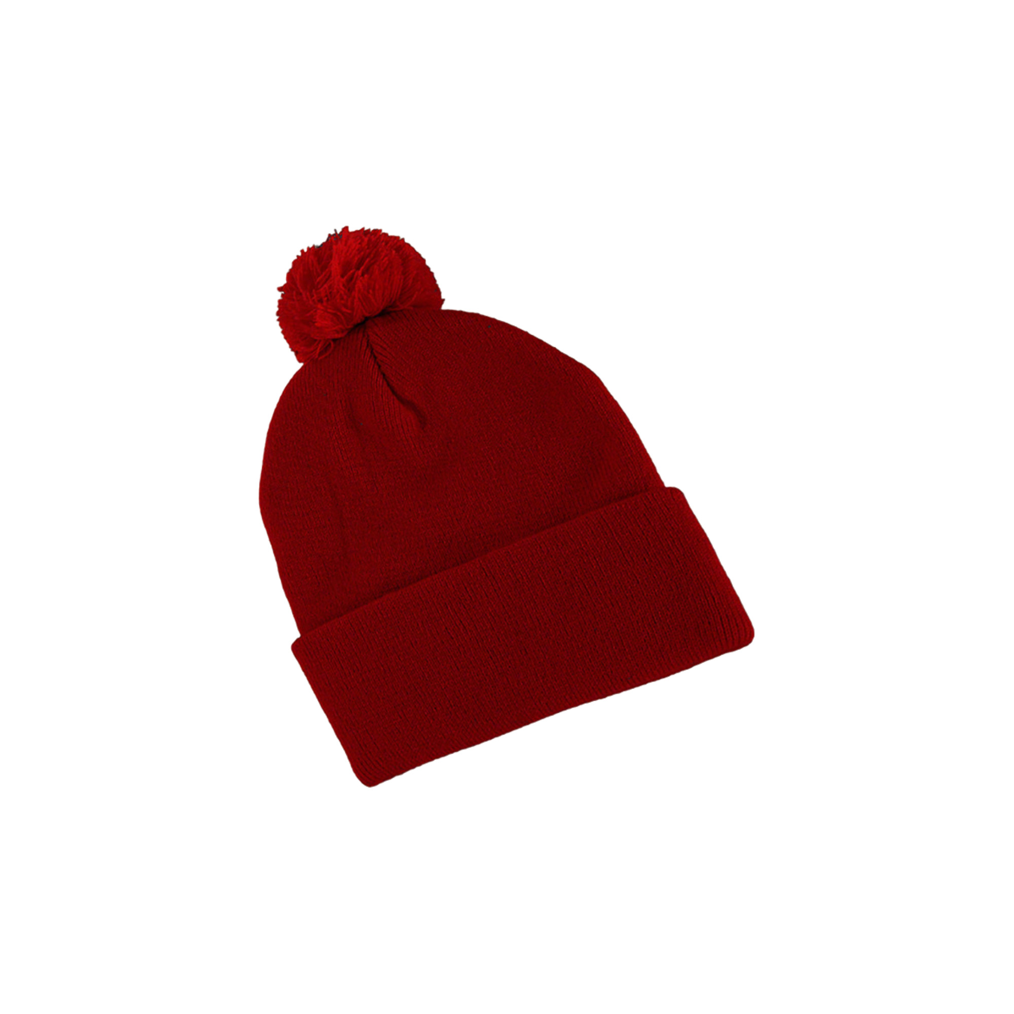 Acrylic Knit Cuff Beanie With Pom 9.1 x 7.5" 6
