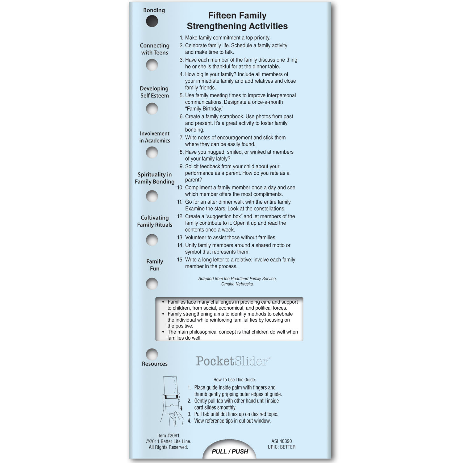 Pocket Slider - Family Strengthening 1