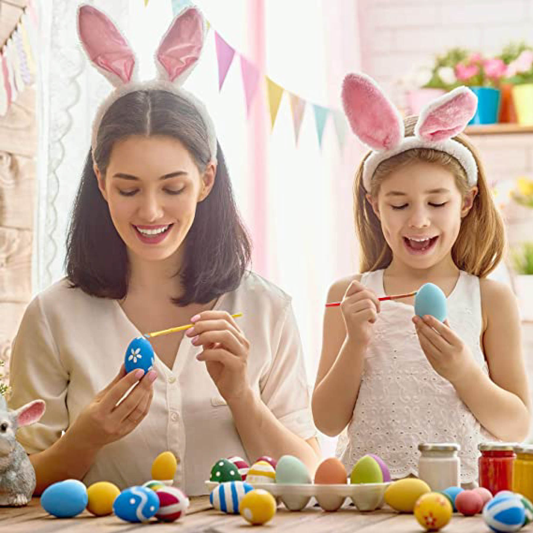 Colorful Wooden Easter Egg 3